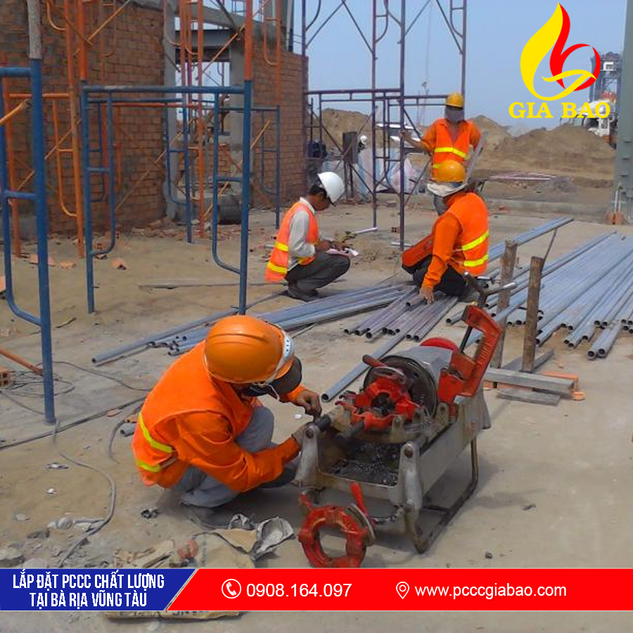 Lắp đặt PCCC chất lượng giá tốt tại tại Bà Rịa Vũng Tàu