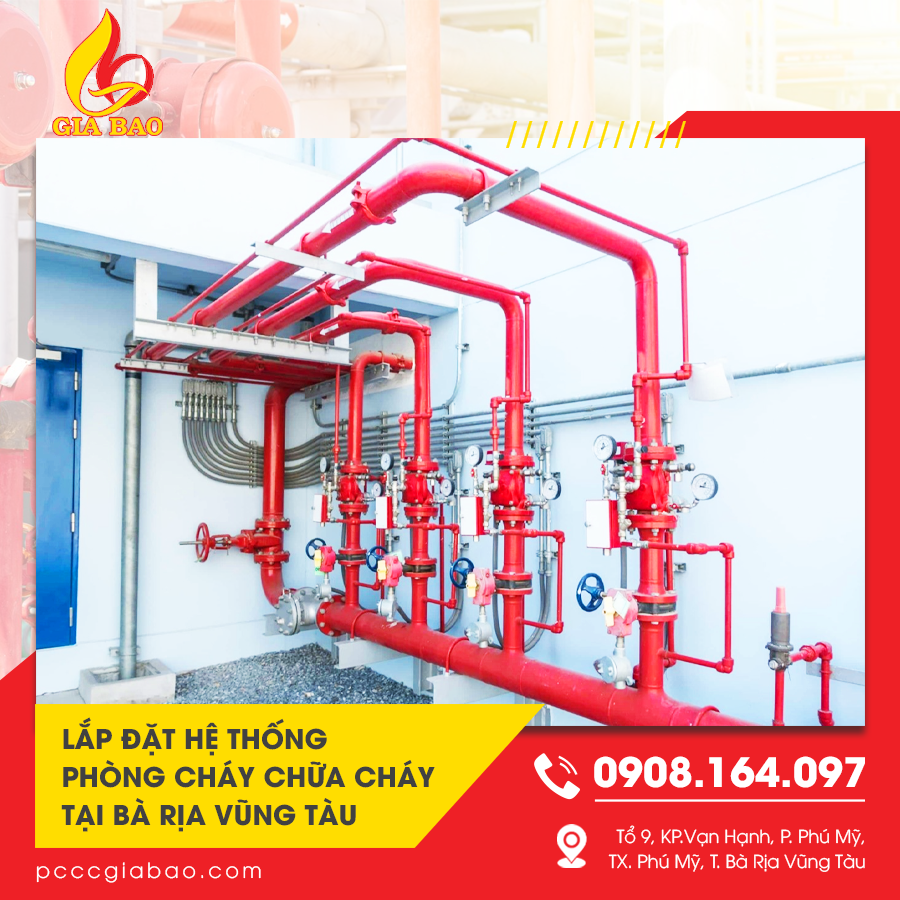 lắp đặt hệ thống phòng cháy chữa cháy tại Bà Rịa Vũng Tàu