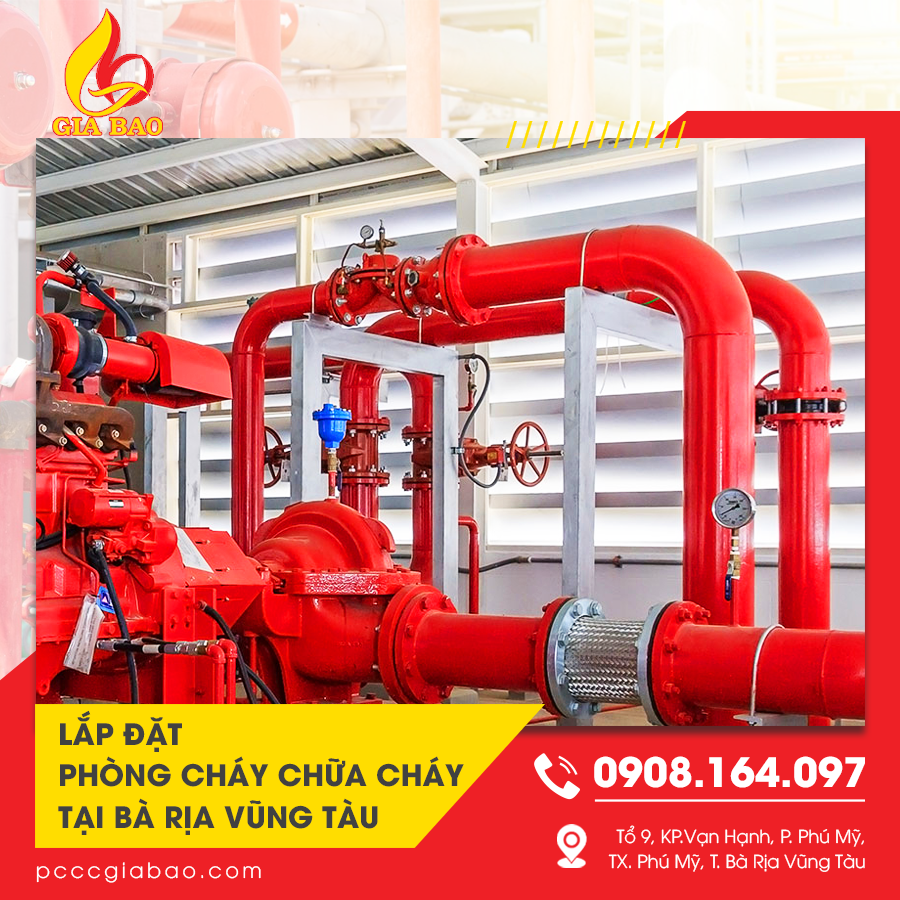 lắp đặt phòng cháy chữa cháy tại Bà Rịa Vũng Tàu