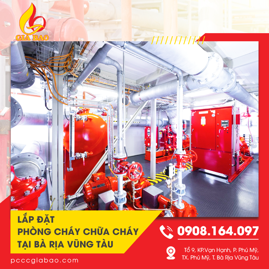 lắp đặt phòng cháy chữa cháy tại Bà Rịa Vũng Tàu
