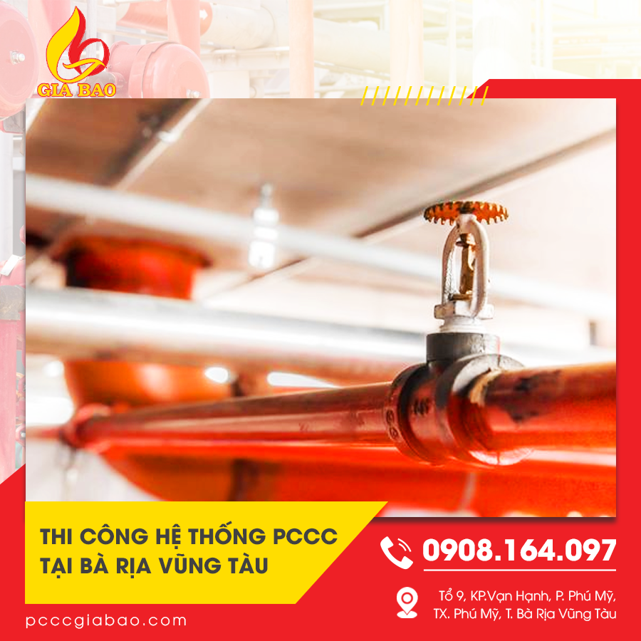 thi công hệ thống pccc tại Bà Rịa Vũng Tàu