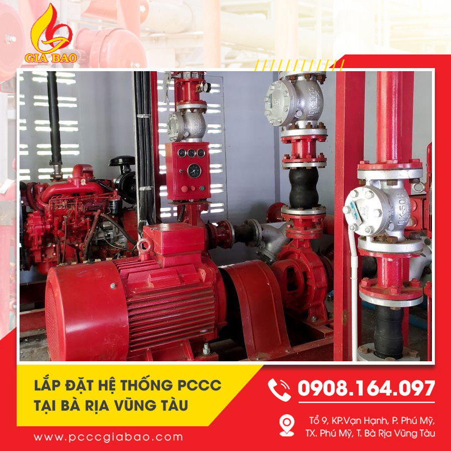 Lắp đặt hệ thống PCCC tại BRVT