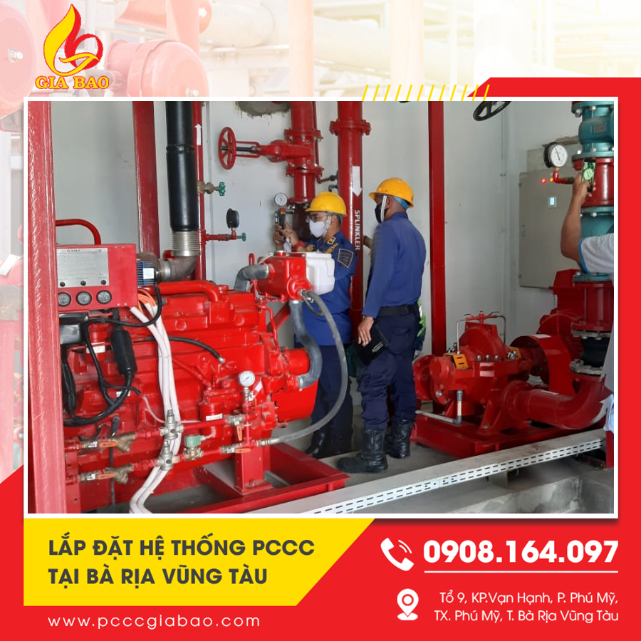 Lắp đặt hệ thống PCCC tại BRVT