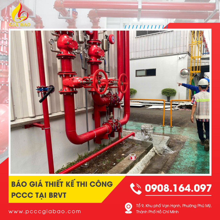 Thiết kế thi công PCCC tại BRVT đầy đủ, đúng quy định pháp luật Thiết kế thi công PCCC tại BRVT đầy đủ, đúng quy định pháp luật