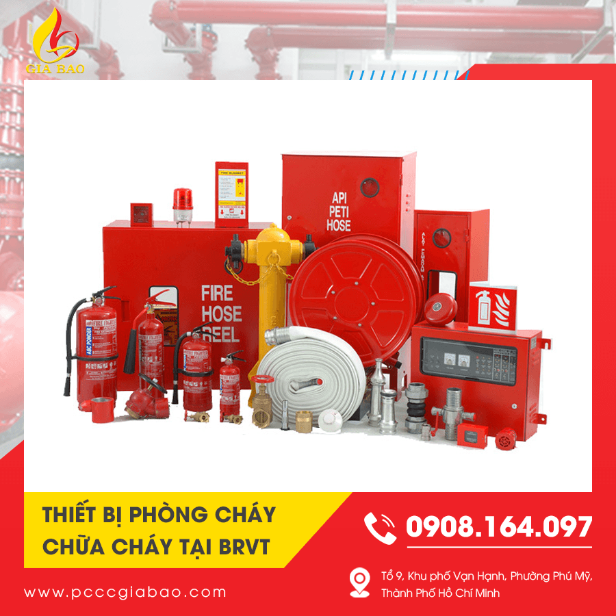 Thiết bị phòng cháy chữa cháy tại BRVT chính hãng Thiết bị phòng cháy chữa cháy tại BRVT chính hãng