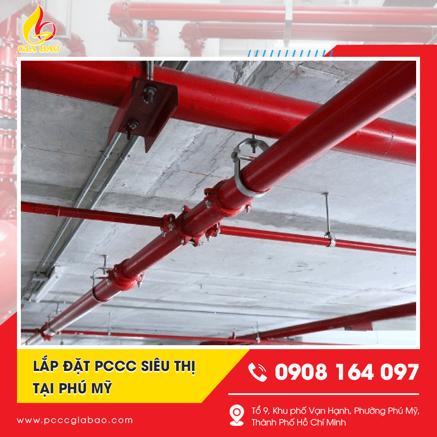Hệ thống báo cháy tự động cho siêu thị tại Phú Mỹ Hệ thống báo cháy tự động cho siêu thị tại Phú Mỹ
