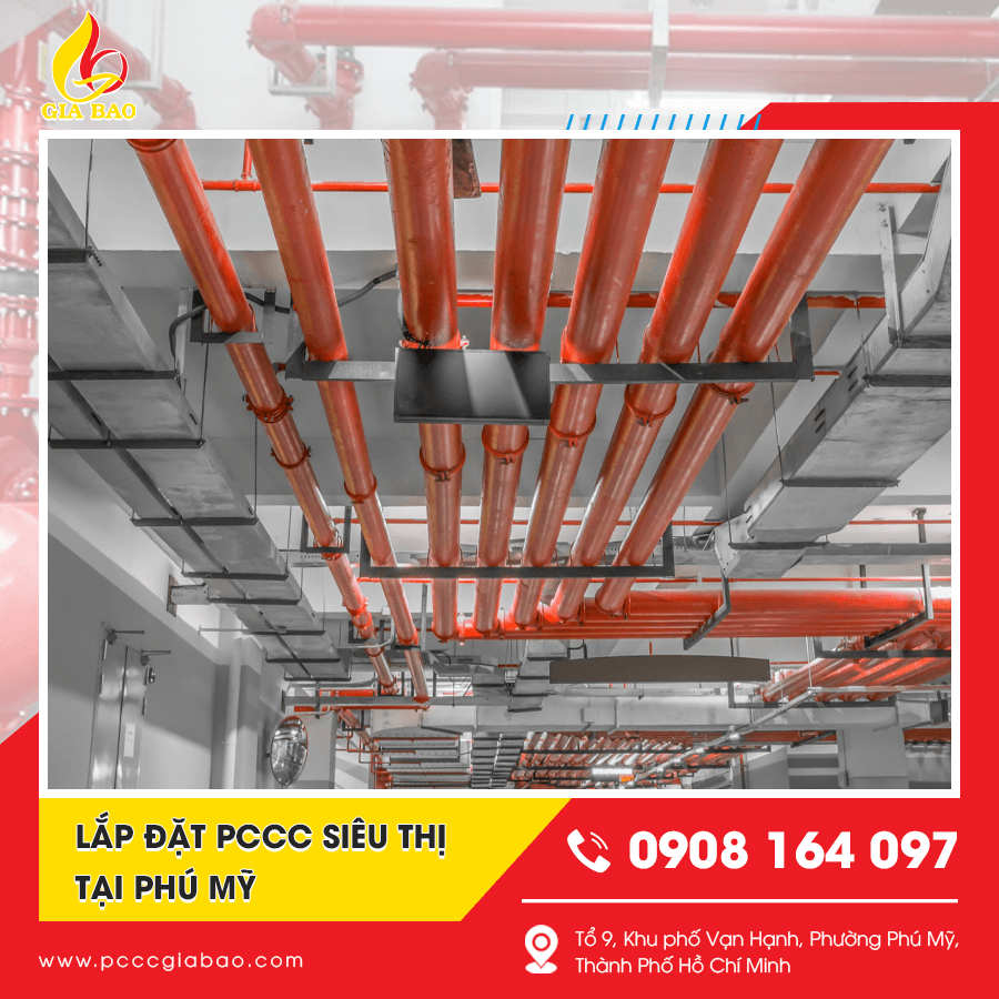 Thi công hệ thống sprinkler siêu thị Phú Mỹ Thi công hệ thống sprinkler siêu thị Phú Mỹ
